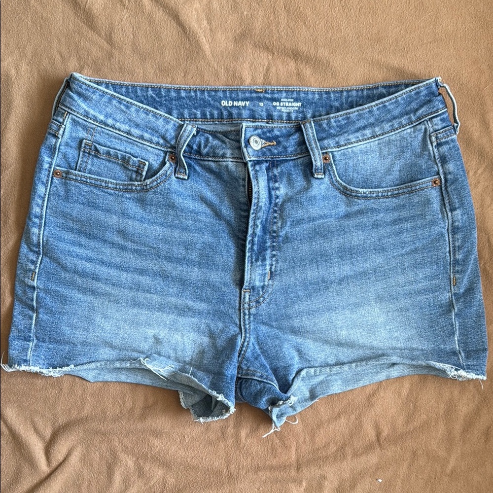 Old Navy Blue Jean Shorts Classic Cutoff Style